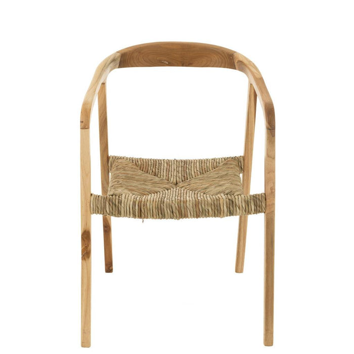 Eetkamerstoel Naturel Zeegras 53 cm-Eetkamerstoelen-J-Line