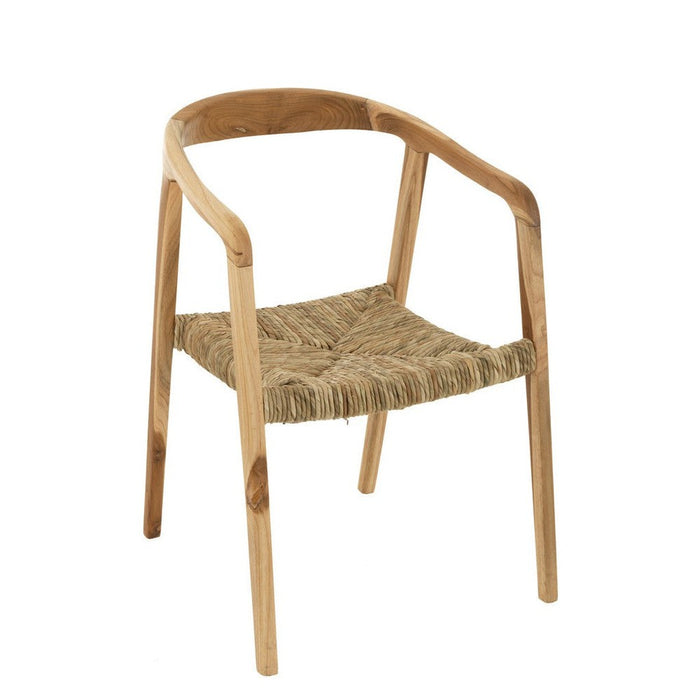 Eetkamerstoel Naturel Zeegras 53 cm-Eetkamerstoelen-J-Line