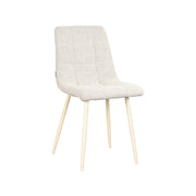 Eetkamerstoel Nino Champagne Boucle 54x45x89 cm-Eetkamerstoelen-LABEL51