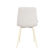 Eetkamerstoel Nino Champagne Boucle 54x45x89 cm-Eetkamerstoelen-LABEL51