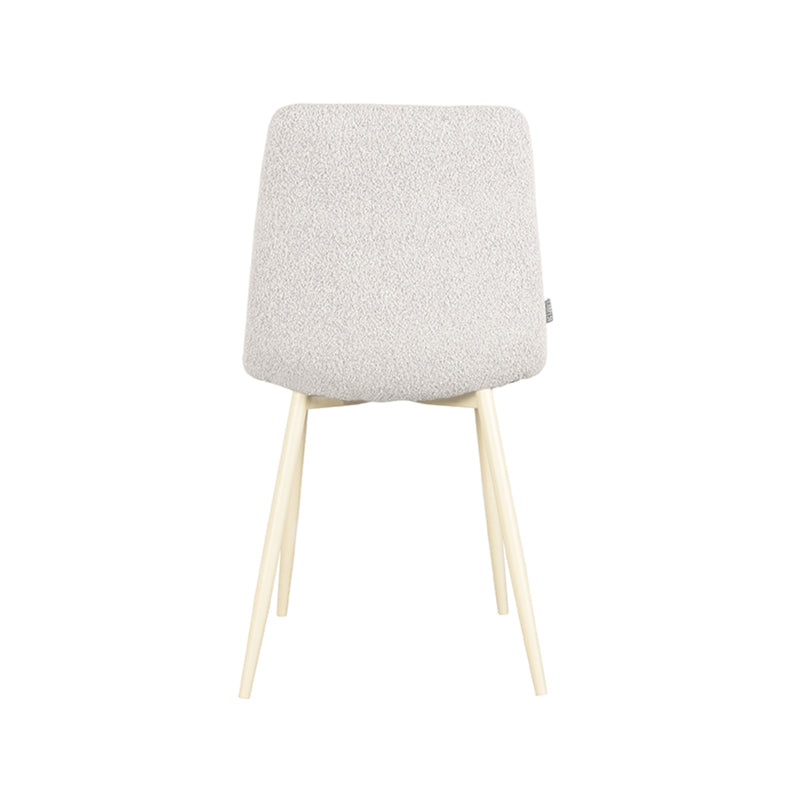 Eetkamerstoel Nino Champagne Boucle 54x45x89 cm-Eetkamerstoelen-LABEL51