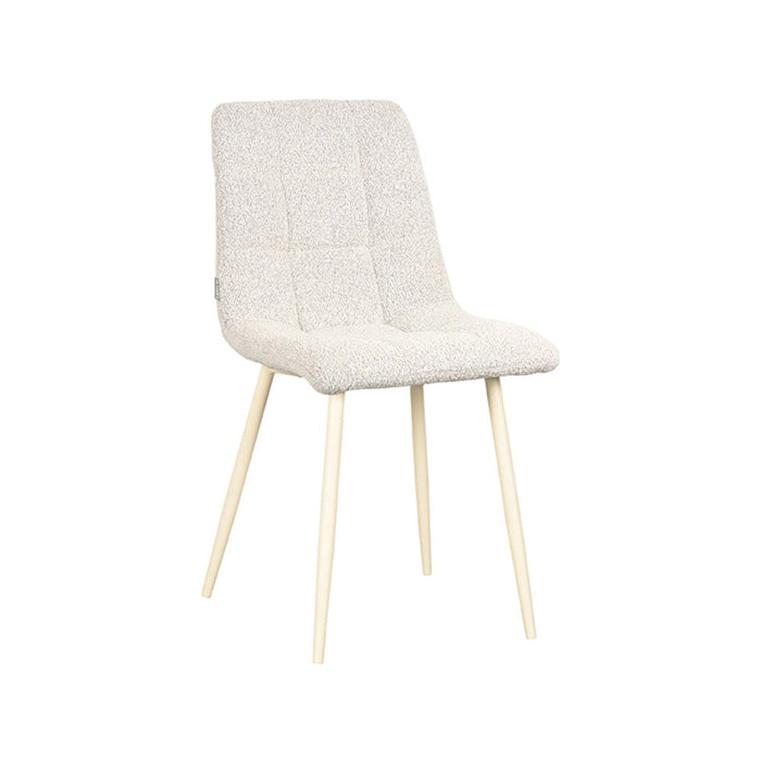 Eetkamerstoel Nino - Champagne - Boucle-Eetkamerstoelen-LABEL51