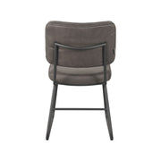 Eetkamerstoel Noah Antraciet Micro Suede 47x61x85 cm-Eetkamerstoelen-LABEL51