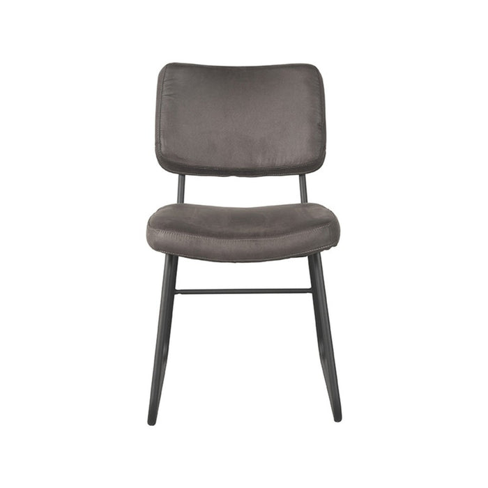 Eetkamerstoel Noah - Antraciet - Micro Suede-Eetkamerstoelen-LABEL51