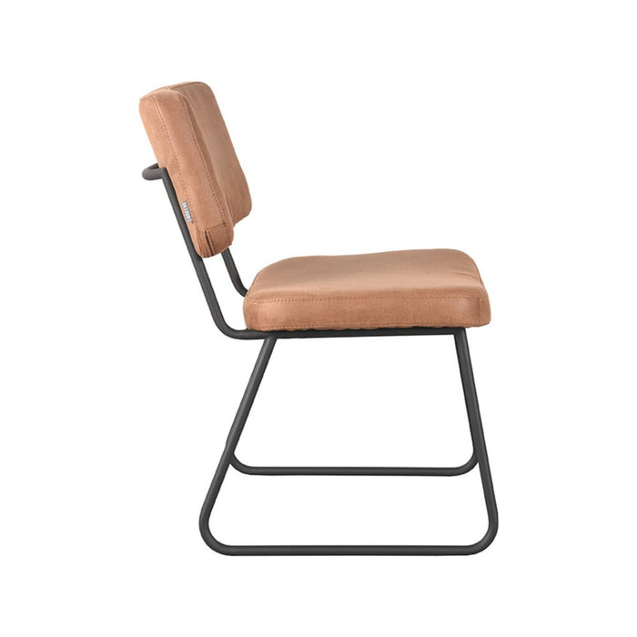 Eetkamerstoel Noah - Cognac - Micro Suede-Eetkamerstoelen-LABEL51