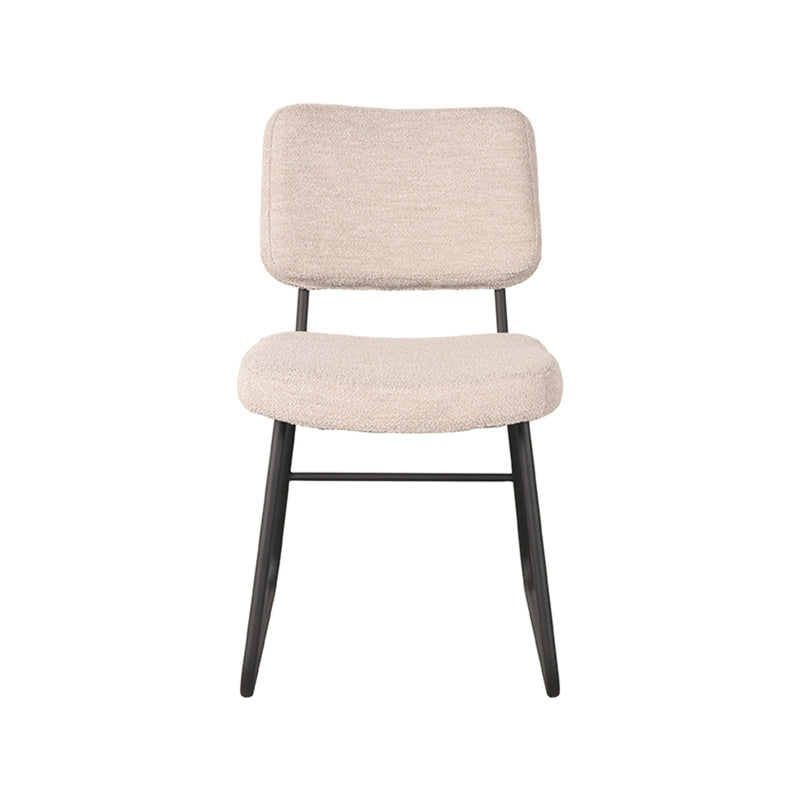 Eetkamerstoel Noah Naturel Boucle 47x61x85 cm-Eetkamerstoelen-LABEL51