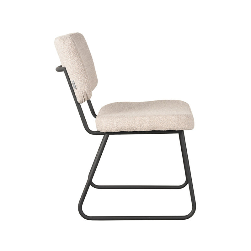 Eetkamerstoel Noah Naturel Boucle 47x61x85 cm-Eetkamerstoelen-LABEL51