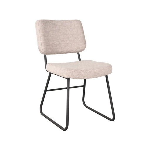 Eetkamerstoel Noah Naturel Boucle 47x61x85 cm-Eetkamerstoelen-LABEL51