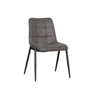 Eetkamerstoel Noor Antraciet Micro Suede 51x41x84 cm-Eetkamerstoelen-LABEL51