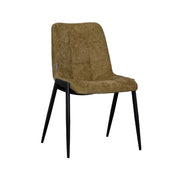 Eetkamerstoel Noor Mustard Elite 51x41x84 cm-Eetkamerstoelen-LABEL51