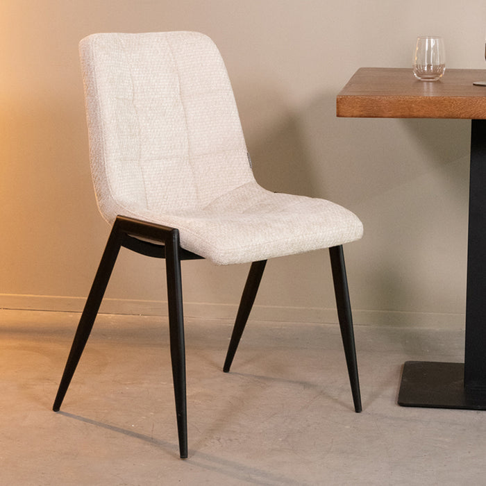 Eetkamerstoel Noor - Naturel - Elite-Eetkamerstoelen-LABEL51