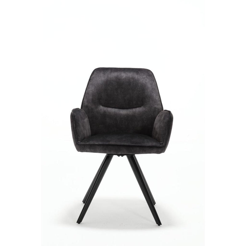 Eetkamerstoel Nova Antraciet 60x65x89 cm-Eetkamerstoelen-Starfurn