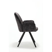 Eetkamerstoel Nova Antraciet 60x65x89 cm-Eetkamerstoelen-Starfurn