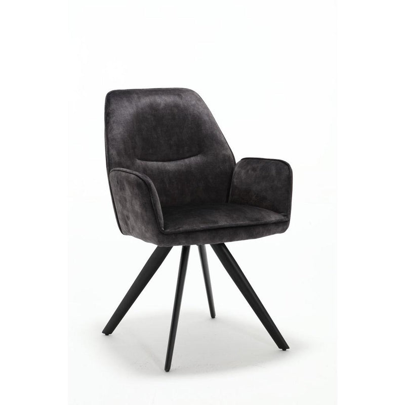 Eetkamerstoel Nova Antraciet 60x65x89 cm-Eetkamerstoelen-Starfurn