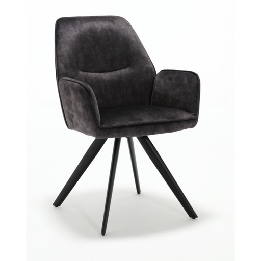 Eetkamerstoel Nova Antraciet 60x65x89 cm-Eetkamerstoelen-Starfurn