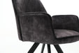 Eetkamerstoel Nova | Antraciet-Eetkamerstoelen-Starfurn