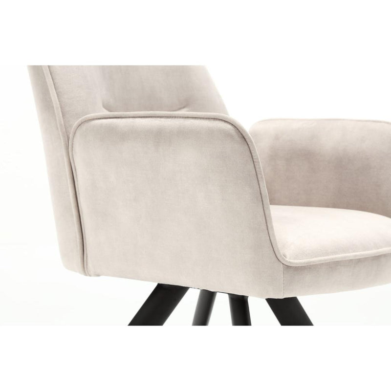 Eetkamerstoel Nova Champagne 60x65x89 cm-Eetkamerstoelen-Starfurn