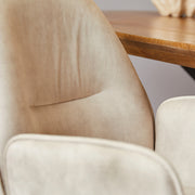 Eetkamerstoel Nova Champagne 60x65x89 cm-Eetkamerstoelen-Starfurn