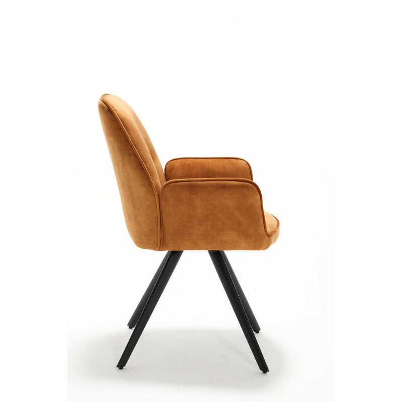 Eetkamerstoel Nova Goud 60x65x89 cm-Eetkamerstoelen-Starfurn