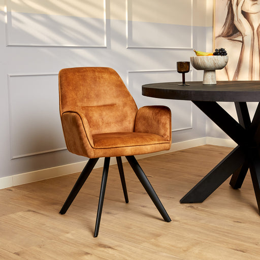 Eetkamerstoel Nova Goud 60x65x89 cm-Eetkamerstoelen-Starfurn