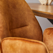 Eetkamerstoel Nova Goud 60x65x89 cm-Eetkamerstoelen-Starfurn