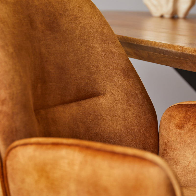Eetkamerstoel Nova Goud 60x65x89 cm-Eetkamerstoelen-Starfurn