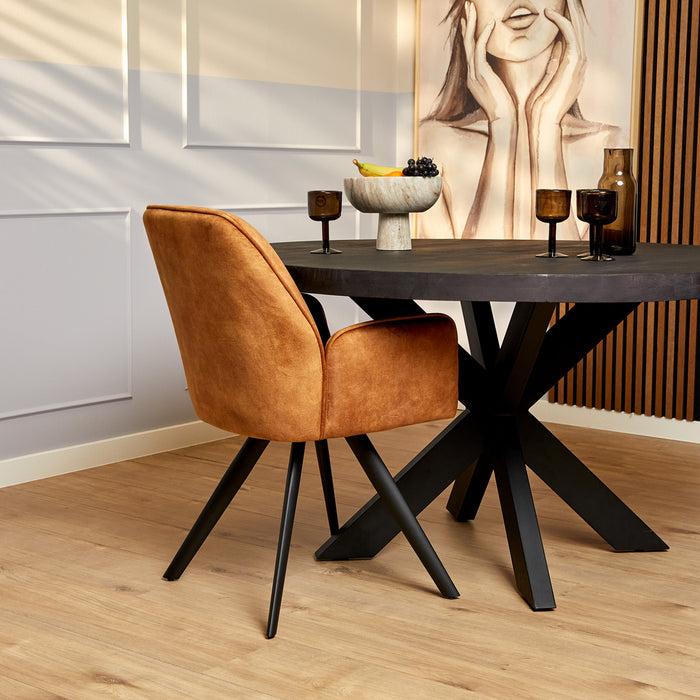 Eetkamerstoel Nova - Goud-Eetkamerstoelen-Starfurn