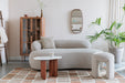 Eetkamerstoel Noxx Polyester Beige Ø42x46 cm-Eetkamerstoelen-Creating Home