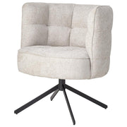 Eetkamerstoel Odin Polyester Crème-Eetkamerstoelen-PTMD