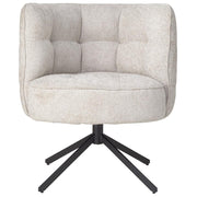 Eetkamerstoel Odin Polyester Crème-Eetkamerstoelen-PTMD