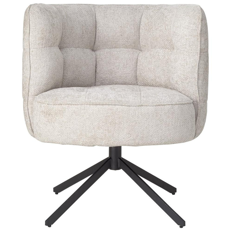 Eetkamerstoel Odin Polyester Crème-Eetkamerstoelen-PTMD