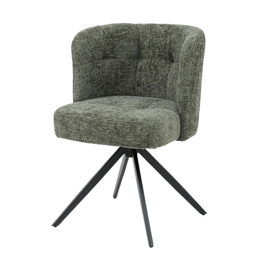 Eetkamerstoel Odin Polyester Groen-Eetkamerstoelen-PTMD