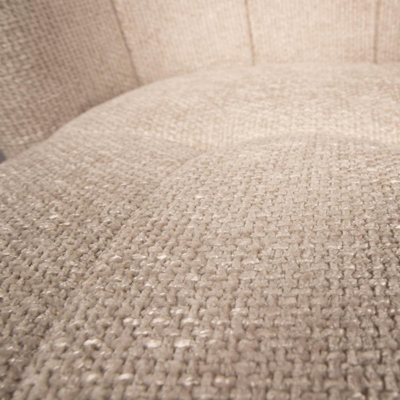 Eetkamerstoel Odin Polyester Wit-Eetkamerstoelen-PTMD