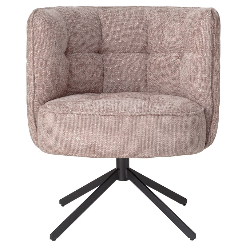 Eetkamerstoel Odin Polyester Zwart-Eetkamerstoelen-PTMD