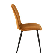 Eetkamerstoel Oker Eucalyptus hout 44 cm 44.5x46.5x86 cm-Eetkamerstoelen-J-Line