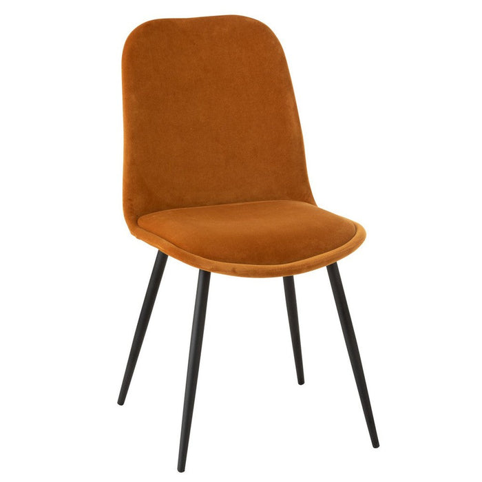 Eetkamerstoel Oker Eucalyptus hout 44 cm-Eetkamerstoelen-J-Line