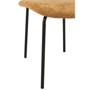 Eetkamerstoel Oker Metaal 55 cm 55x51x82 cm-Eetkamerstoelen-J-Line