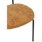 Eetkamerstoel Oker Metaal 55 cm 55x51x82 cm-Eetkamerstoelen-J-Line