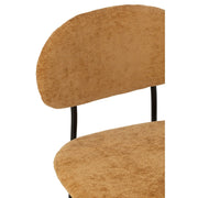 Eetkamerstoel Oker Metaal 55 cm 55x51x82 cm-Eetkamerstoelen-J-Line