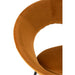 Eetkamerstoel Oker Schuim Rond 59 cm 59x69x78 cm-Eetkamerstoelen-J-Line