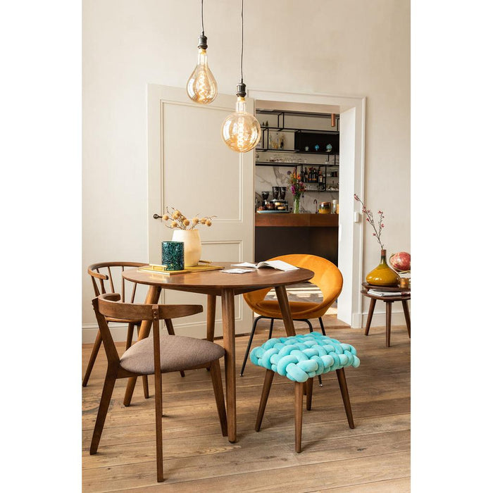 Eetkamerstoel Oker Schuim Rond 59 cm 59x69x78 cm-Eetkamerstoelen-J-Line