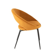 Eetkamerstoel Oker Schuim Rond 59 cm 59x69x78 cm-Eetkamerstoelen-J-Line