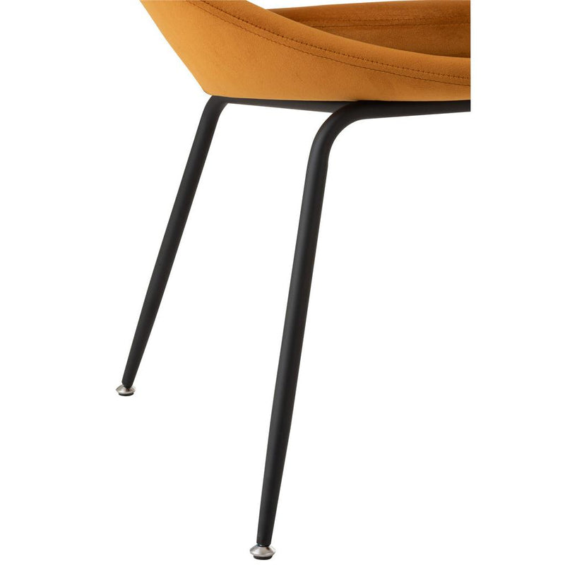 Eetkamerstoel Oker Schuim Rond 59 cm 59x69x78 cm-Eetkamerstoelen-J-Line