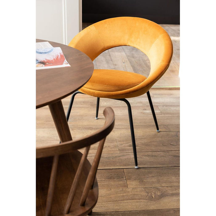 Eetkamerstoel Oker Schuim Rond 59 cm-Eetkamerstoelen-J-Line