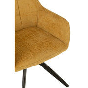Eetkamerstoel Oker Sponge 56 cm 56.5x58x85 cm-Eetkamerstoelen-J-Line