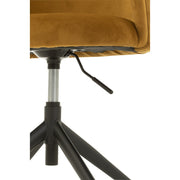 Eetkamerstoel Oker Stof 48 cm 48x56x48 cm-Eetkamerstoelen-J-Line