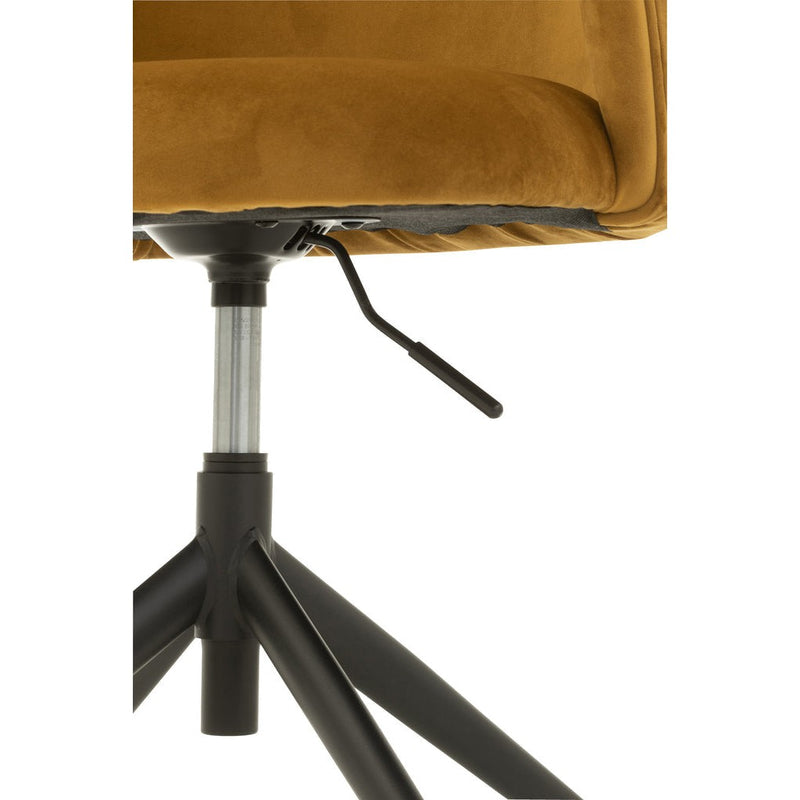 Eetkamerstoel Oker Stof 48 cm 48x56x48 cm-Eetkamerstoelen-J-Line