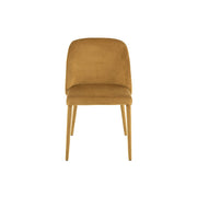 Eetkamerstoel Oker Stof 51 cm 51x58x80 cm-Eetkamerstoelen-J-Line
