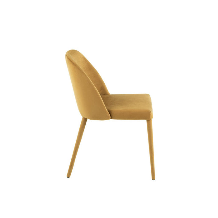 Eetkamerstoel Oker Stof 51 cm-Eetkamerstoelen-J-Line