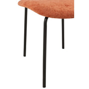 Eetkamerstoel Oranje Metaal 55 cm 55x51x82 cm-Eetkamerstoelen-J-Line